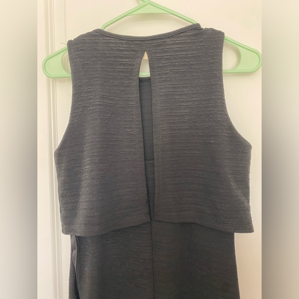 Black cape dress